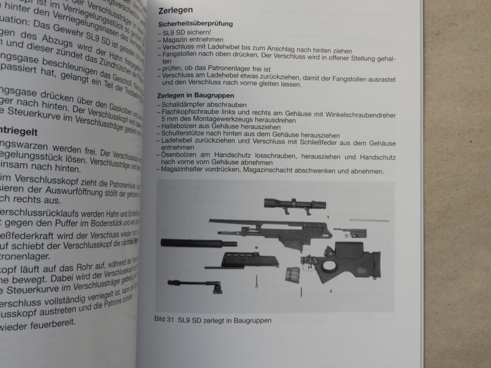 Heckler & Koch Anleitung H&K SL9 SD