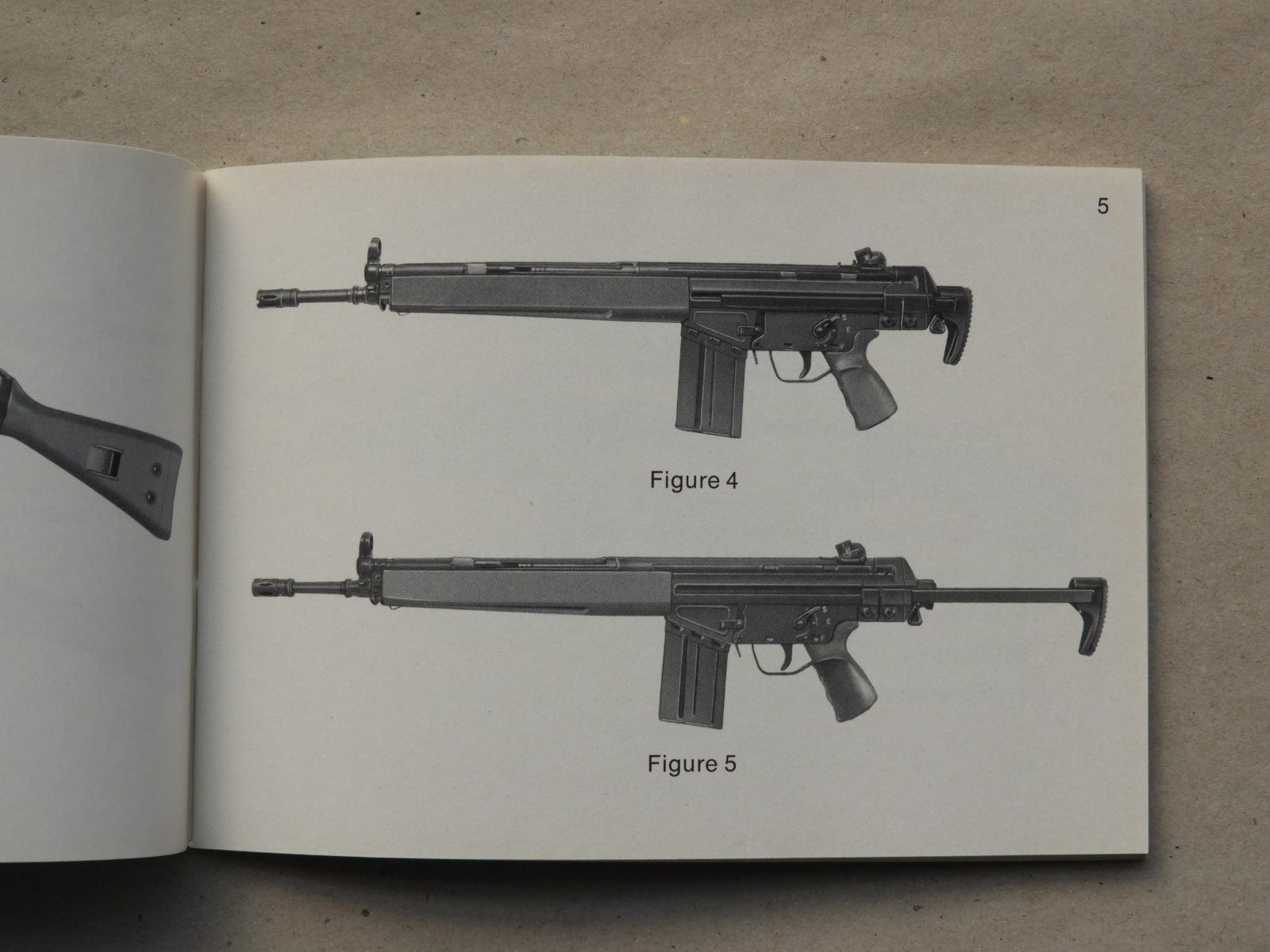 Waffenteile Anleitung H&K G3 , belgische Armee