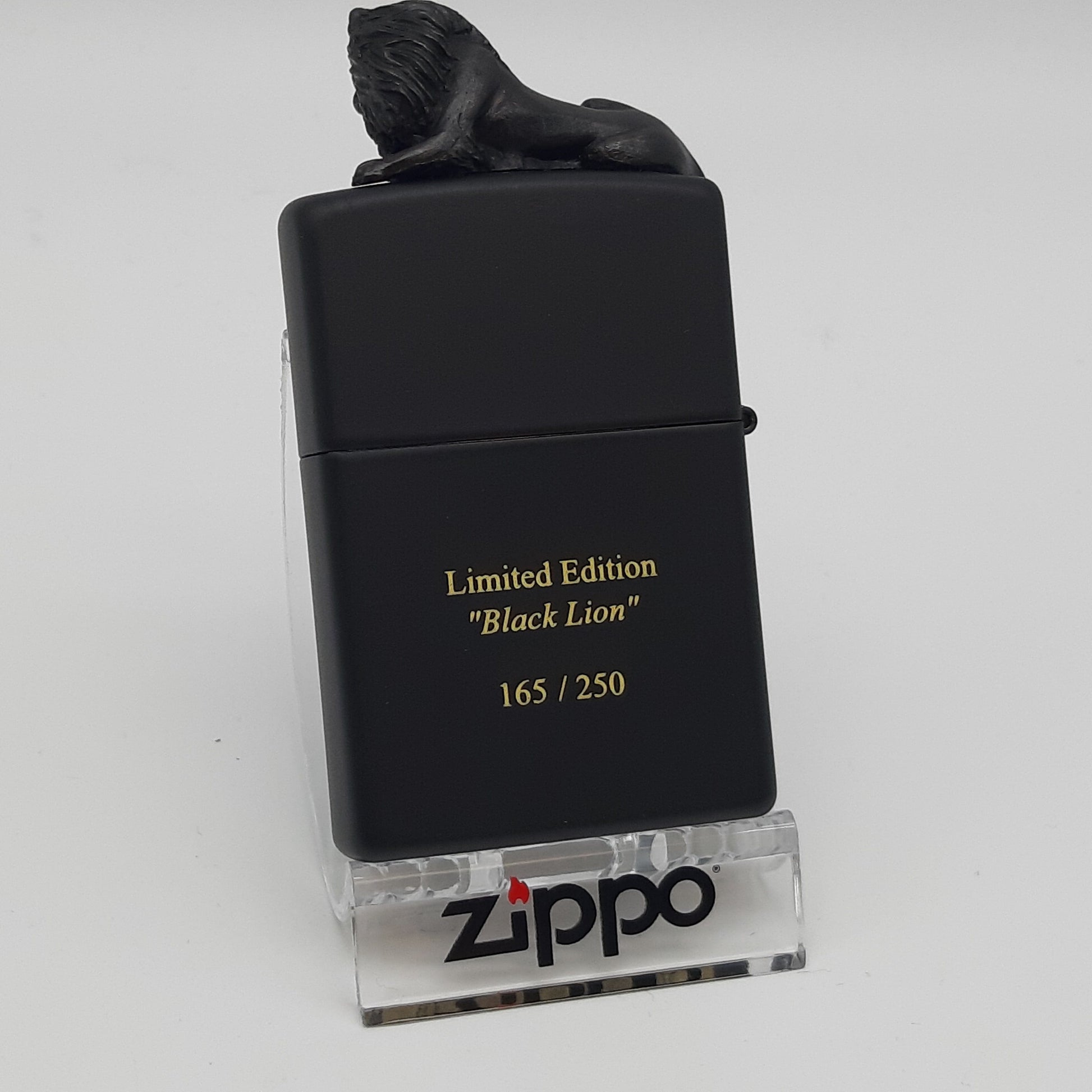 Zippo Zippo Benzinfeuerzeug Black Lion 3D Limited xxx/250