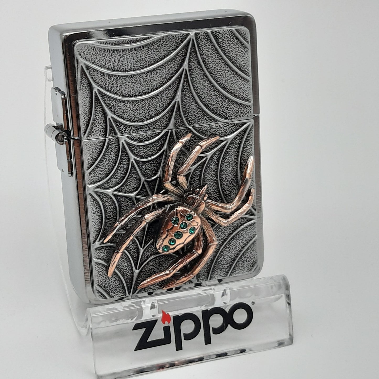 Zippo Zippo Benzinfeuerzeug Copper Spider 1935 mit Aschenbecher - Limited Edition XXXX/1000