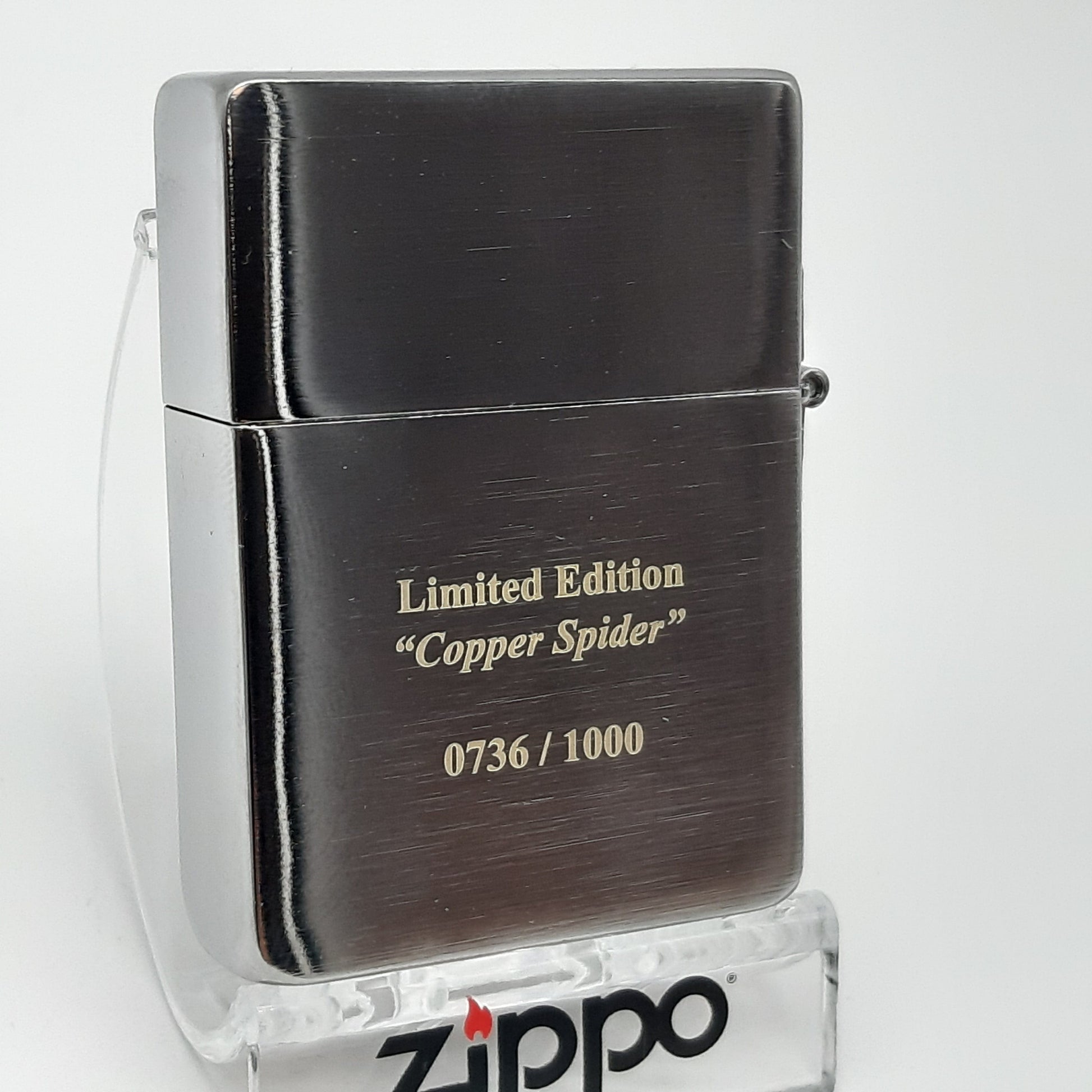 Zippo Zippo Benzinfeuerzeug Copper Spider 1935 mit Aschenbecher - Limited Edition XXXX/1000