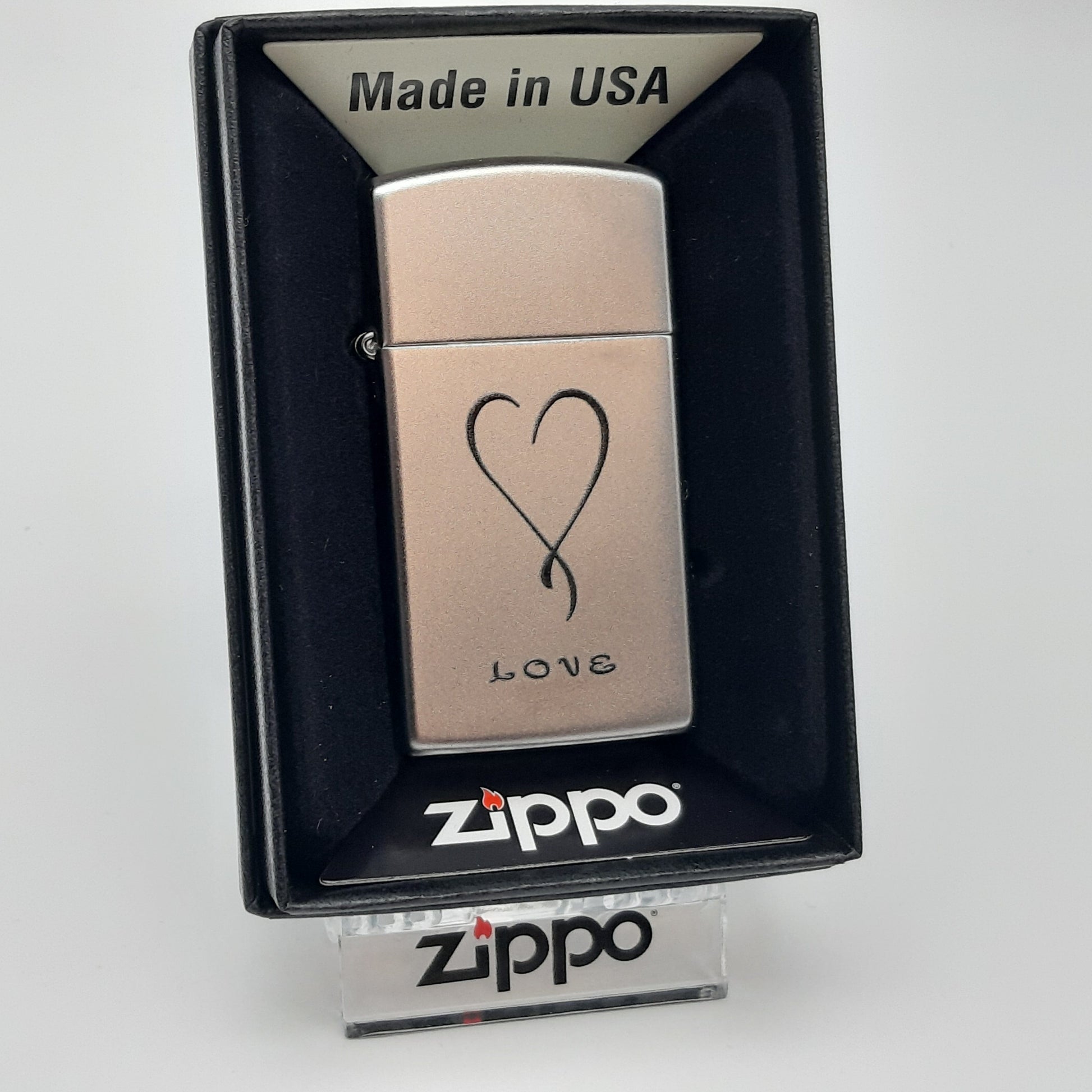 Zippo Zippo Benzinfeuerzeug Love slim